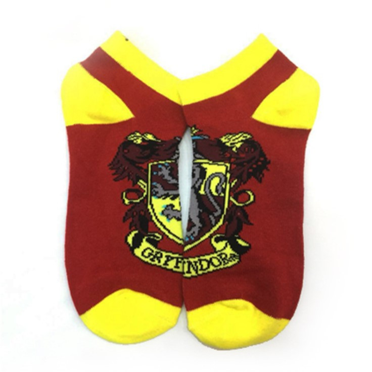 Шкарпетки короткі Гаррі Поттер Ґрифіндор HARRY POTTER 36-41 Бордовий з принтом