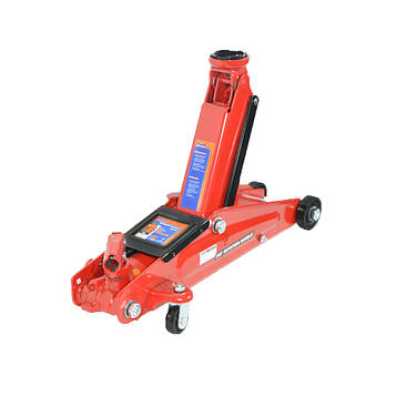 Домкрат гідравлічний підкатний з поворотною ручкою 3 т (130-410 мм) Miol 80-245