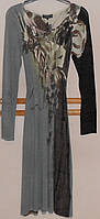 Приталенное платье с рисунком в серо-коричневых тонах Etincelle