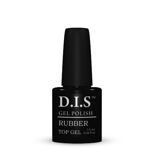 Топ Каучуковий (рубер) для гель лаку DIS Rubber Top 7.5 мл.