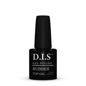 Топ Каучуковий (рубер) для гель лаку DIS Rubber Top 7.5 мл.