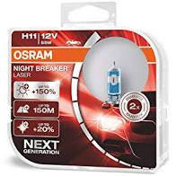 Лампа фари H11 12V 55W PGJ19-2 NIGHT BREAKER LASER next generation (+150) компл. (OSRAM)