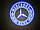 Штатна Led підсвітка двері з логотипом MERCEDES W210, Vito, Sprinter, Viano., фото 6