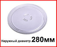 Тарелка для микроволновой печи d=280мм под куплер, Whirlpool 481246678407, C00629086