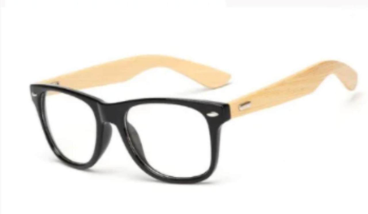 Прозорі окуляри для іміджу дерев'яні дужки Avatar