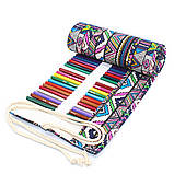 Пенал-органайзер з бавовни для олівців на 72 предмета, фото 2