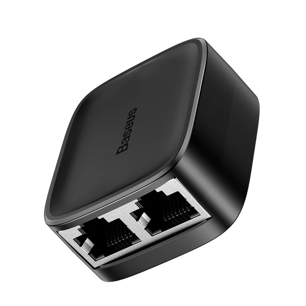 Спліттер Baseus LAN Black (PCFXQ-01), фото 1