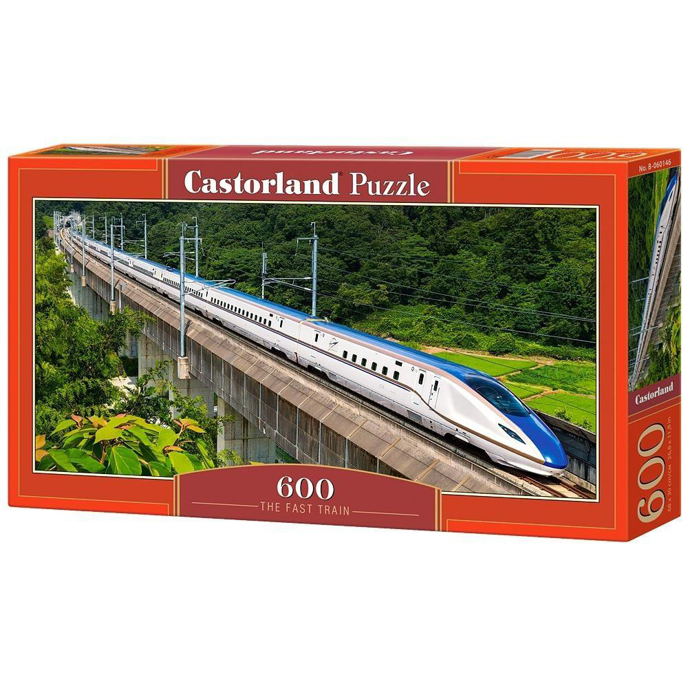 Пазл "Швидкісний потяг", 600 элементів Castorland (5904438060146)