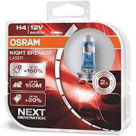 Лампа фары H4 12V 60/55W P43t NIGHT BREAKER LASER next generation (+150) комплект (OSRAM)