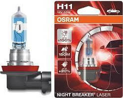 Лампа фари H11 12V 55W PGJ19-2 NIGHT BREAKER LASER next generation (+150)blister (OSRAM)