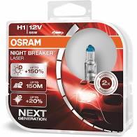 Лампа фары H1 12V 55W P14,5s NIGHT BREAKER LASER next generation (+150) компл.(OSRAM)