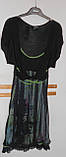 Сукні з чорною сіточкою по рослинному зеленому малюнку 2026 Paris, фото 2