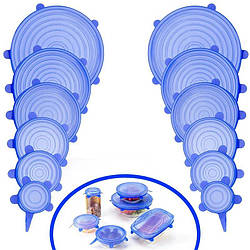 Силіконові універсальні кришки SILICON CAP 6PCS SET