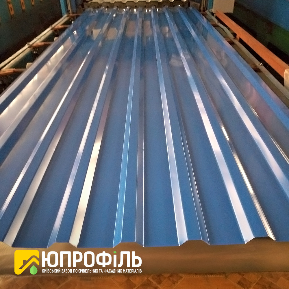 Купить Профлист на крышу ПК-20, кровельный профнастил Синий, купить ...