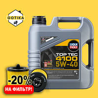 Моторне масло LIQUI MOLY Top Tec 5w40 4100 синтетика 4л