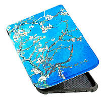Обкладинка PocketBook 628 Touch Lux 5 - малюнок Цвітіння Мигдалю - чохол на Покетбук