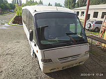 Производство и замена лобового стекла триплекс на автобусе UNVI Xeito на шасси IVECO TurboDaily 59E12 в Никополе (Украина). 8