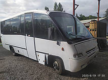 Производство и замена лобового стекла триплекс на автобусе UNVI Xeito на шасси IVECO TurboDaily 59E12 в Никополе (Украина). 12