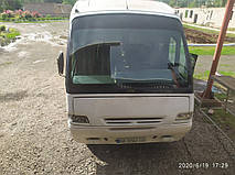 Производство и замена лобового стекла триплекс на автобусе UNVI Xeito на шасси IVECO TurboDaily 59E12 в Никополе (Украина). 15