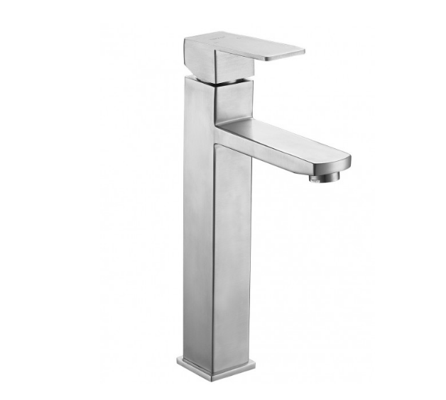 Змішувач для умивальника TROYA GOF1-B095 нержавіюча сталь, фото 1