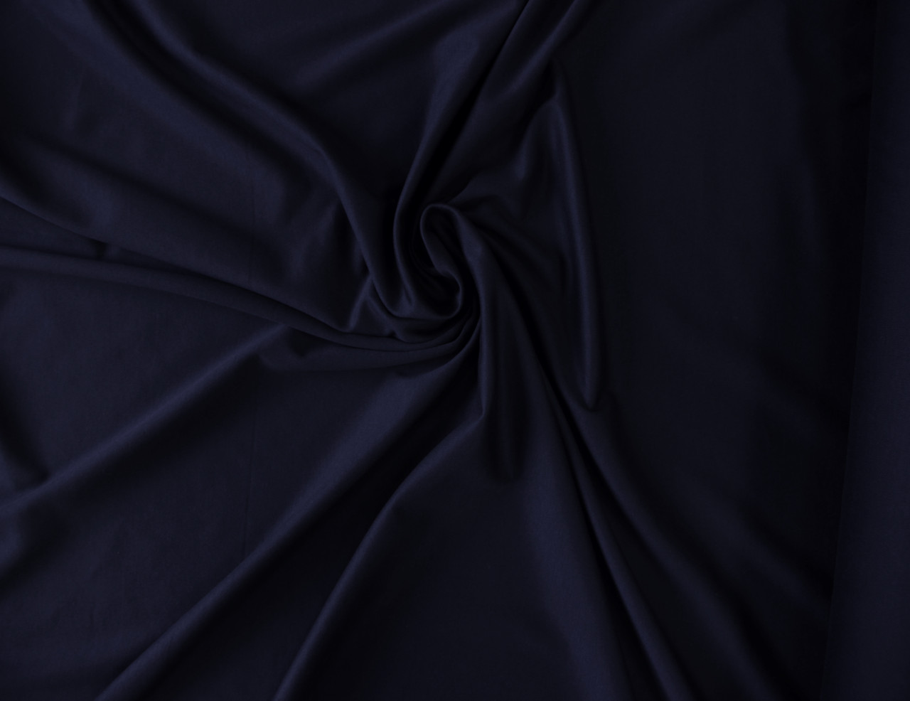 Трикотаж джерсі італійський бавовняний натуральний темно синій однотонний MI 55