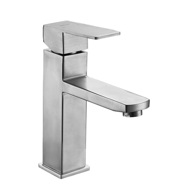 Змішувач для умивальника TROYA GOF1-A095 нержавіюча сталь, фото 1