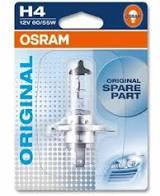 Лампа фари H4 12V 60/55W P43t (1 шт) blister (OSRAM)