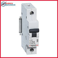 Автоматичний вимикач Legrand RX3 50А 1п C 4.5 кА
