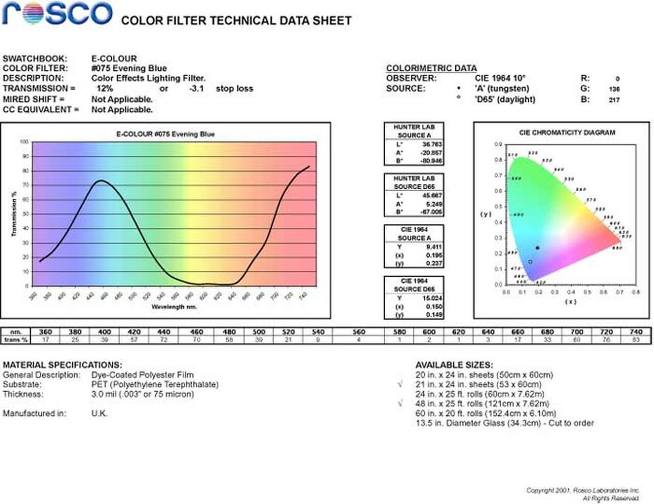Фільтр Rosco E-Colour+ 269 Heat Shield Roll (62692) - фото 2 - id-p1314184264