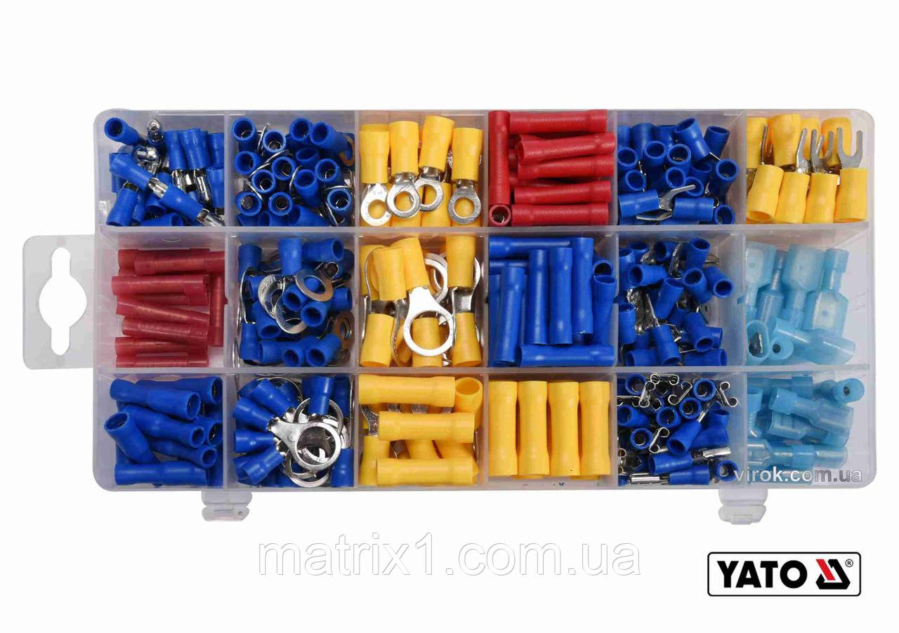 Набір електричних роз'ємом з ізоляцією 360 шт YATO (Польща), фото 1