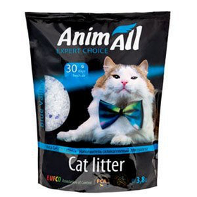 Наповнювач силікагелевий AnimАll (АнімАлл) "Блакитна долина" без аромату 3,8л для котячого туалету