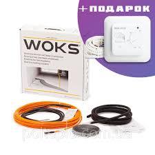 Електрична тепла підлога, нагрівальний кабель під плитку WOKS-10-75, 7.5 м
