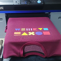 Прямая цифровая печать на цветных тканях