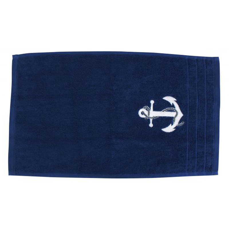 Рушник, темно-синє, бавовна, Sea Club 600гр, 30x50cm (3611.V), фото 1