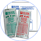 Комбіновані пакетовані буферні розчини HI-77400p з pH 4.01 і 7.01