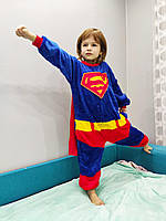 Піжама дитяча Кігурумі Супермен kigurumi Superman костюм на зріст 130