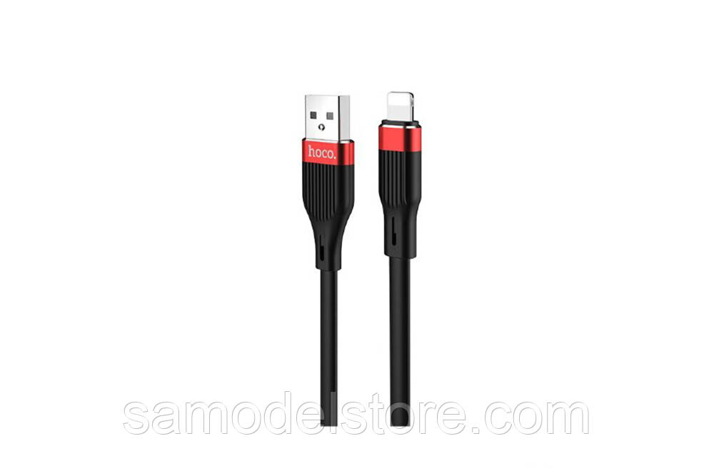 Кабель lightning for iPhone HOCO U72 Silicone 1,2м. , фото 1
