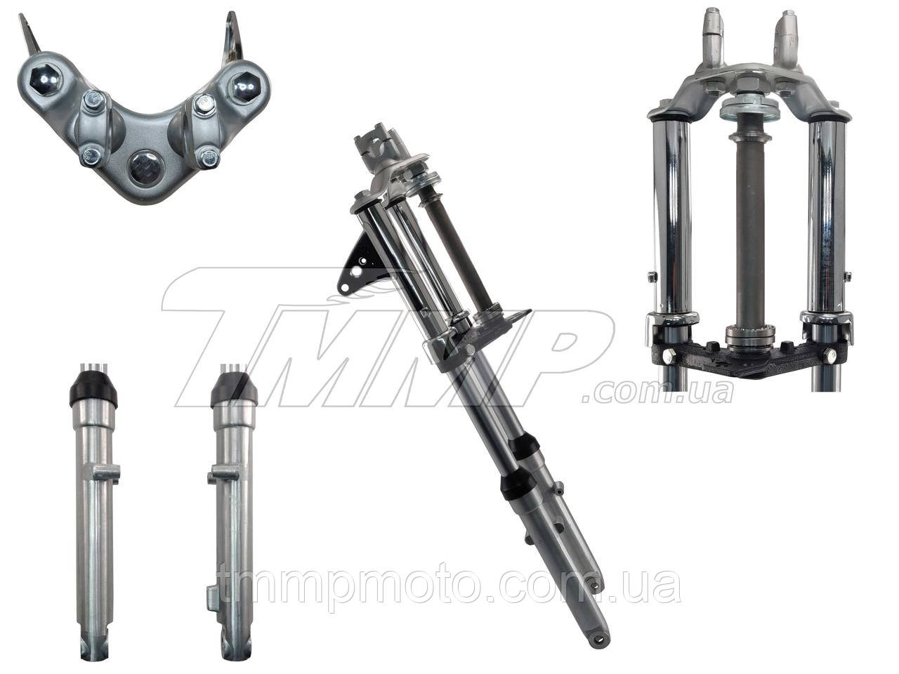 Виделка передня Дельта d=27mm гідравлічна з внутрішньою пружиною NEW