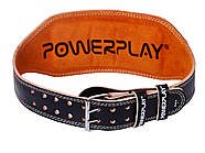 Пояс для тяжелой атлетики PowerPlay 5086 черно-коричневый L, фото 4