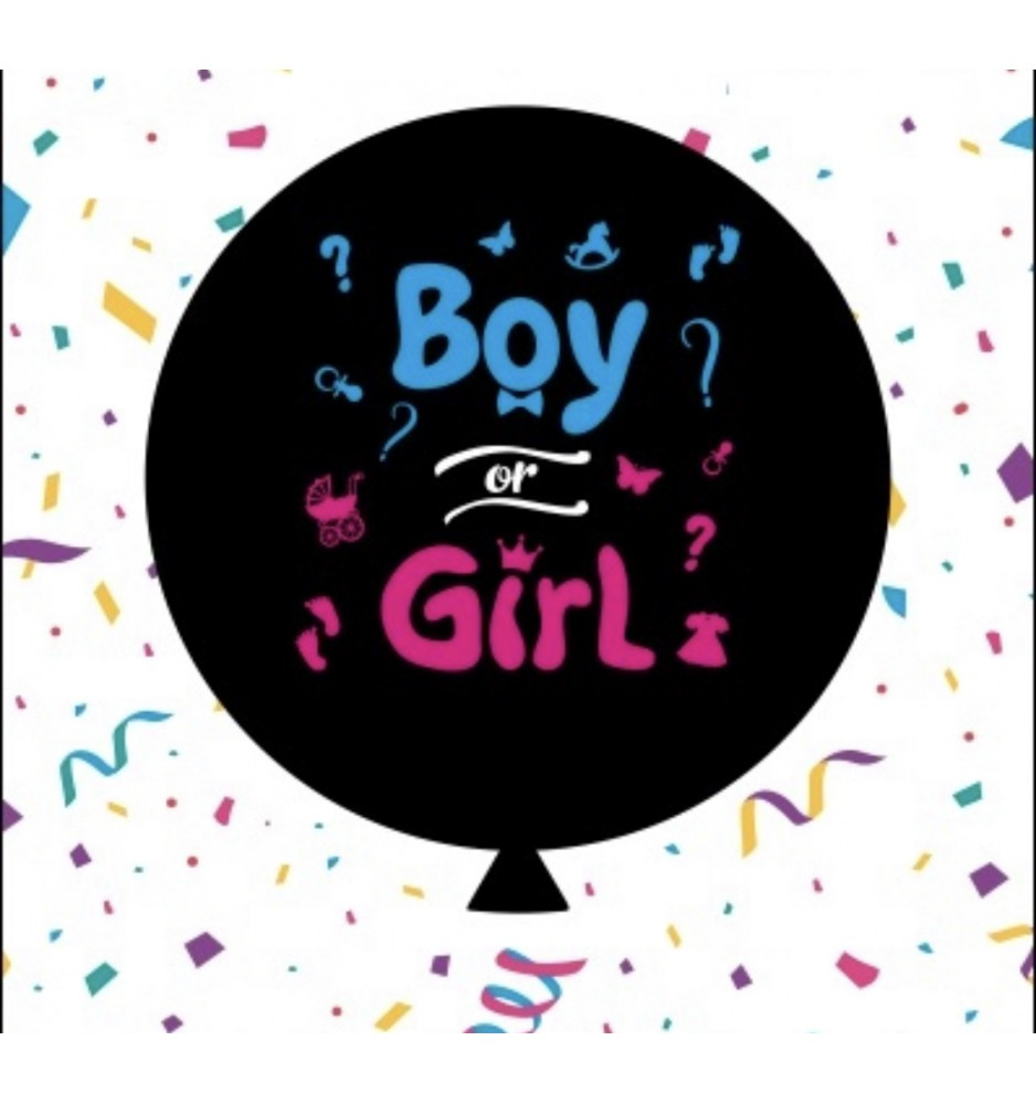 Повітряна куля "Boy or Girl" кв. 100 см в упаковці ТМ Sharoff