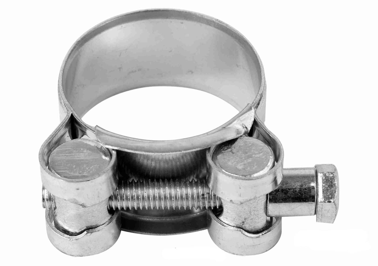 Хомут сталевий оцинкований із гвинтовим затискачем GBS W1 VOREL Ø40-43/20 мм
