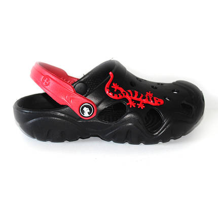 Сабо крокси підліток 28-34 розмір Чорні, фото 2