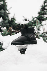 Угги дитячі UGG Classic Mini Leather Black 5854ch размер 27, фото 3