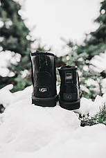 Угги дитячі UGG Classic Mini Leather Black 5854ch размер 27, фото 4