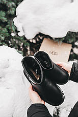 Угги дитячі UGG Classic Mini Leather Black 5854ch размер 27, фото 5