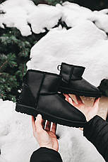 Угги дитячі UGG Classic Mini Leather Black 5854ch размер 27, фото 6