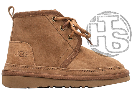 Дитячі зимові уггі UGG Neumel Suede Boots Chestnut (дитячі Угг Недотепний замша черевики каштан) 3236, фото 1