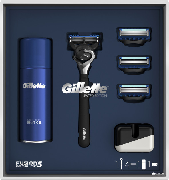 Набор Gillette (Flexball ст +4 зап.+ гель 75мл+ подставка ), цена 650 ...