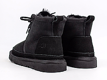 Дитячі чоботи UGG Neumel Suede Boots Black (детские Угг Неумел замша ботинки черные) 3236, фото 4