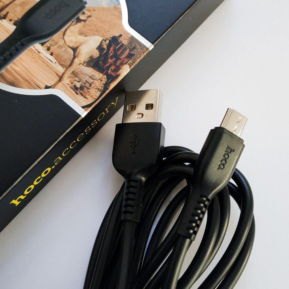 USB Кабель Hoco X20 Micro USB 2A 1м, фото 1